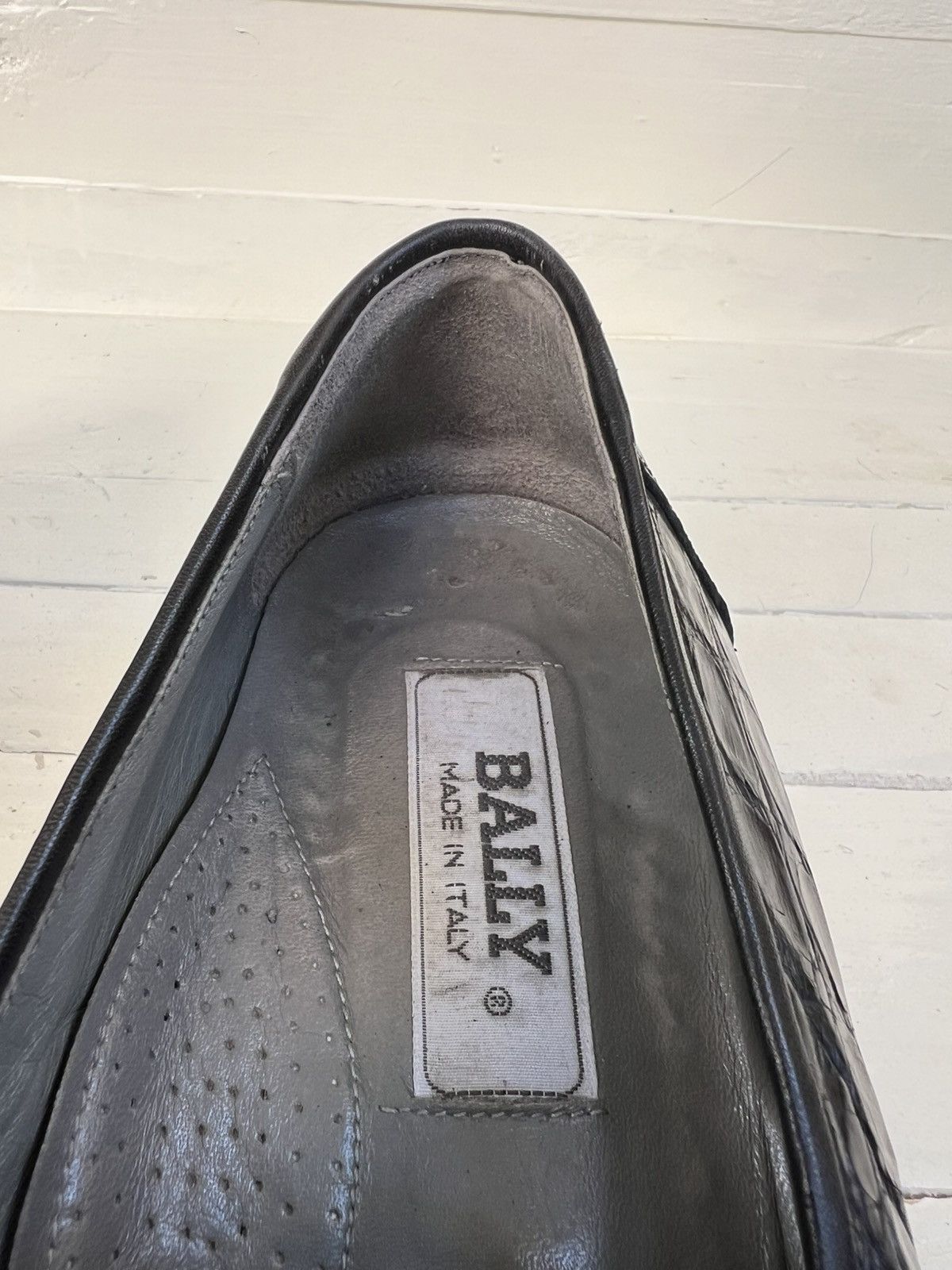 Bally BALLY Full Crocodile Black Loafers Men’s Sz US 8.5 Size US 8.5 / EU 41-42 - 13 Thumbnail