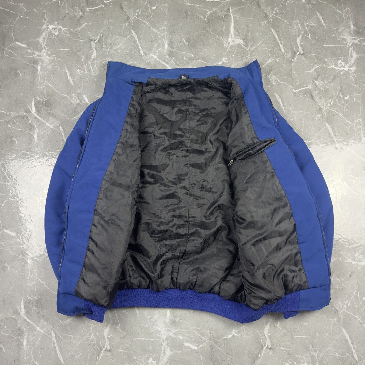 BMW Vintage BMW M Power Michelin Castrol BBS Blue Bomber Jacket Size US XL / EU 56 / 4 - 3 Thumbnail