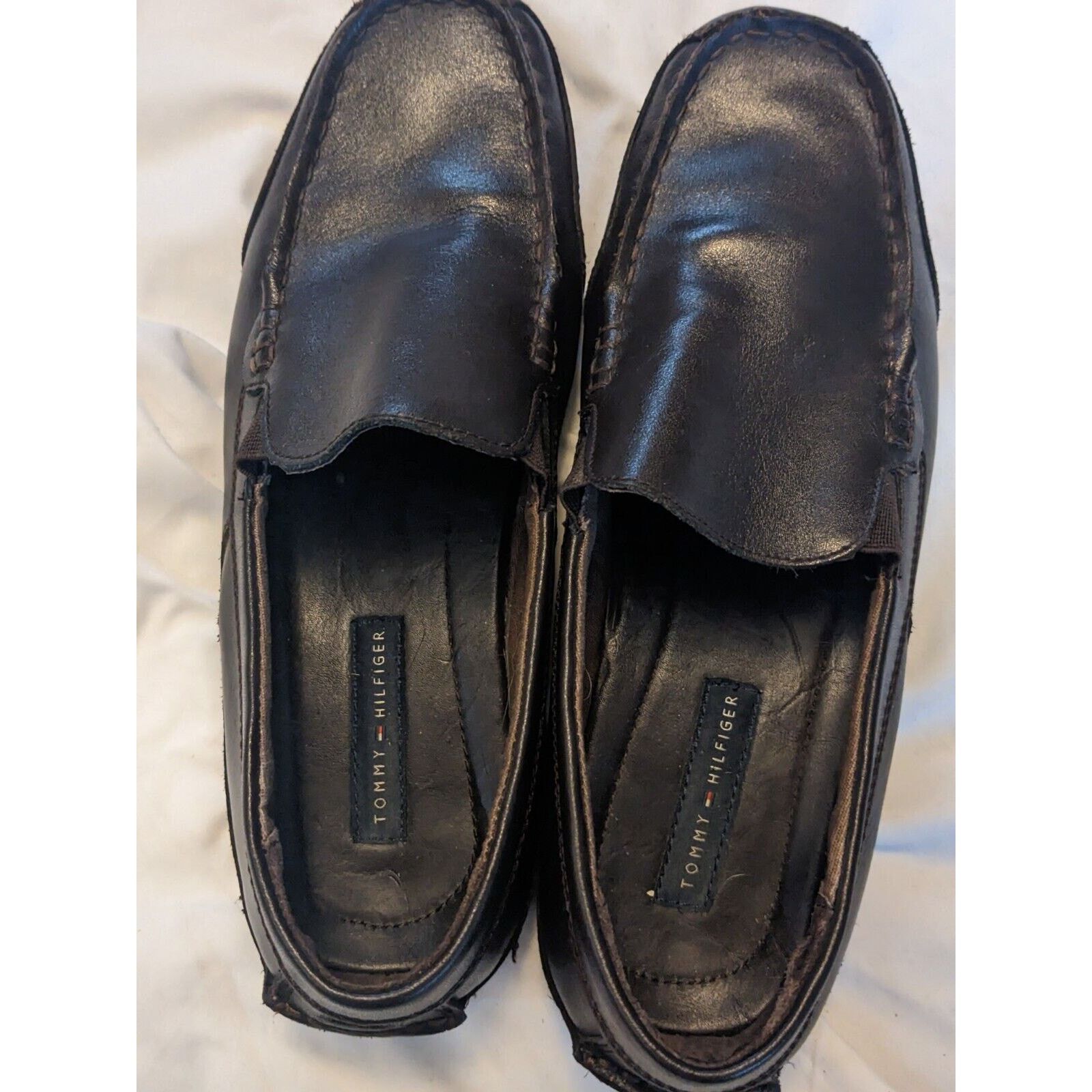 Tommy Hilfiger Tommy Hilfiger Kerry Men's Shoe Leather Loafer Sz 9 Slip On Size US 9 / EU 42 - 2 Thumbnail