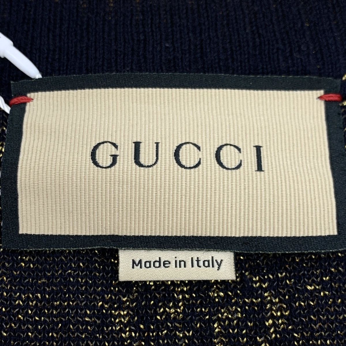 Gucci Gucci Colorblocked Logo All Over Print Cotton Knit Cardigan Size M / US 6-8 / IT 42-44 - 5 Thumbnail