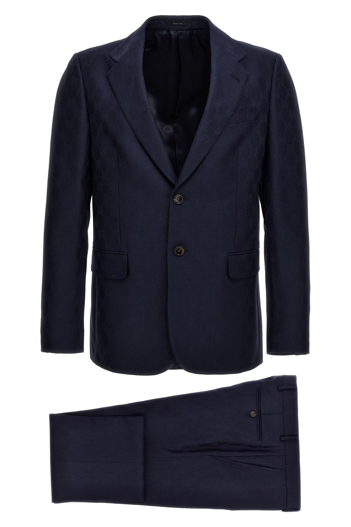 image of Gucci Wool Suit GG in Blue, Men's (Size Medium)