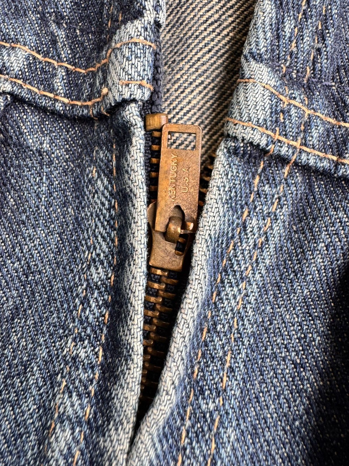 Levi's Vintage Clothing × Vintage × Wrangler Vintage Distressed Wrangler Trucker Denim Size US M / EU 48-50 / 2 - 10 Thumbnail