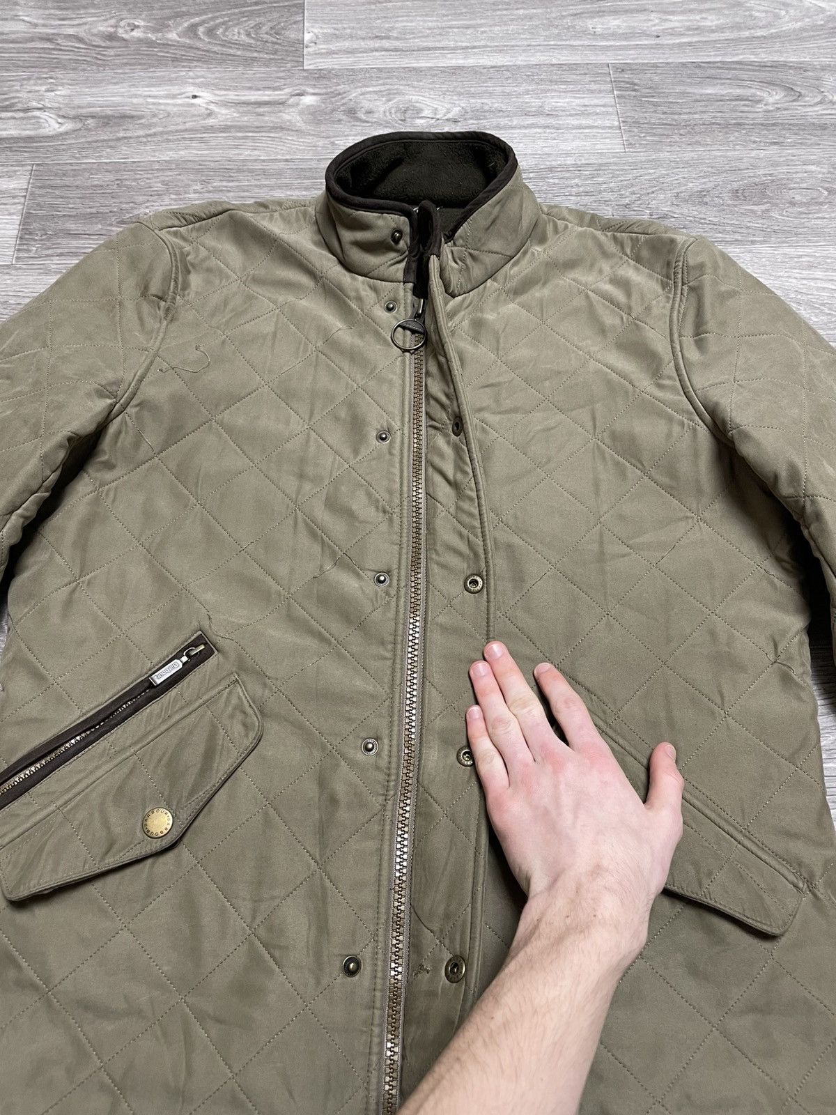 Barbour Vintage Barbour Bowden Fleece Lined Quilted Jacket Size US L / EU 52-54 / 3 - 15 Thumbnail