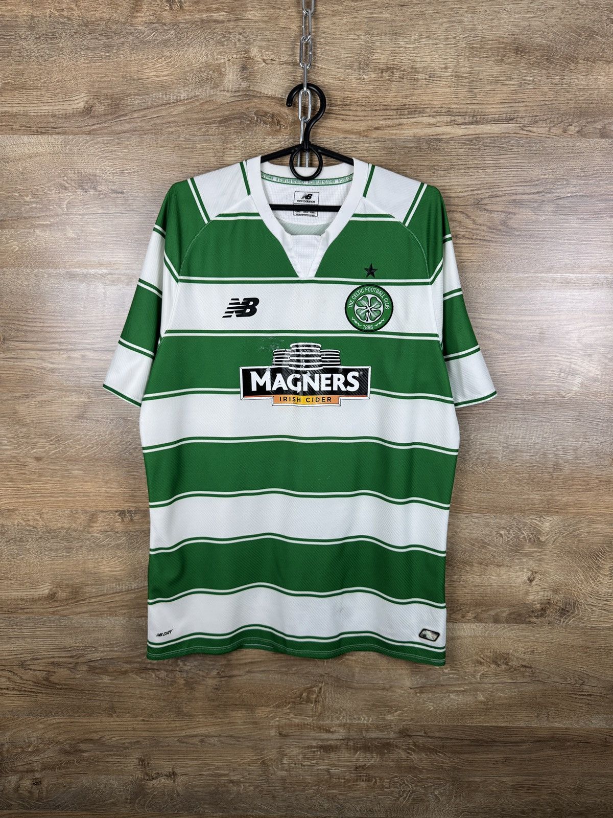 New Balance × Vintage Mens Vintage New Balance Celtic FC T-shirt soccer jersey Size US L / EU 52-54 / 3 - 1 Thumbnail