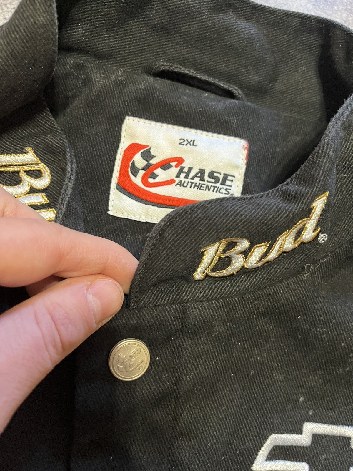 Chase Authentics Nascar Chase Authentics Bud beer racing jacket Size US XXL / EU 58 / 5 - 8 Thumbnail