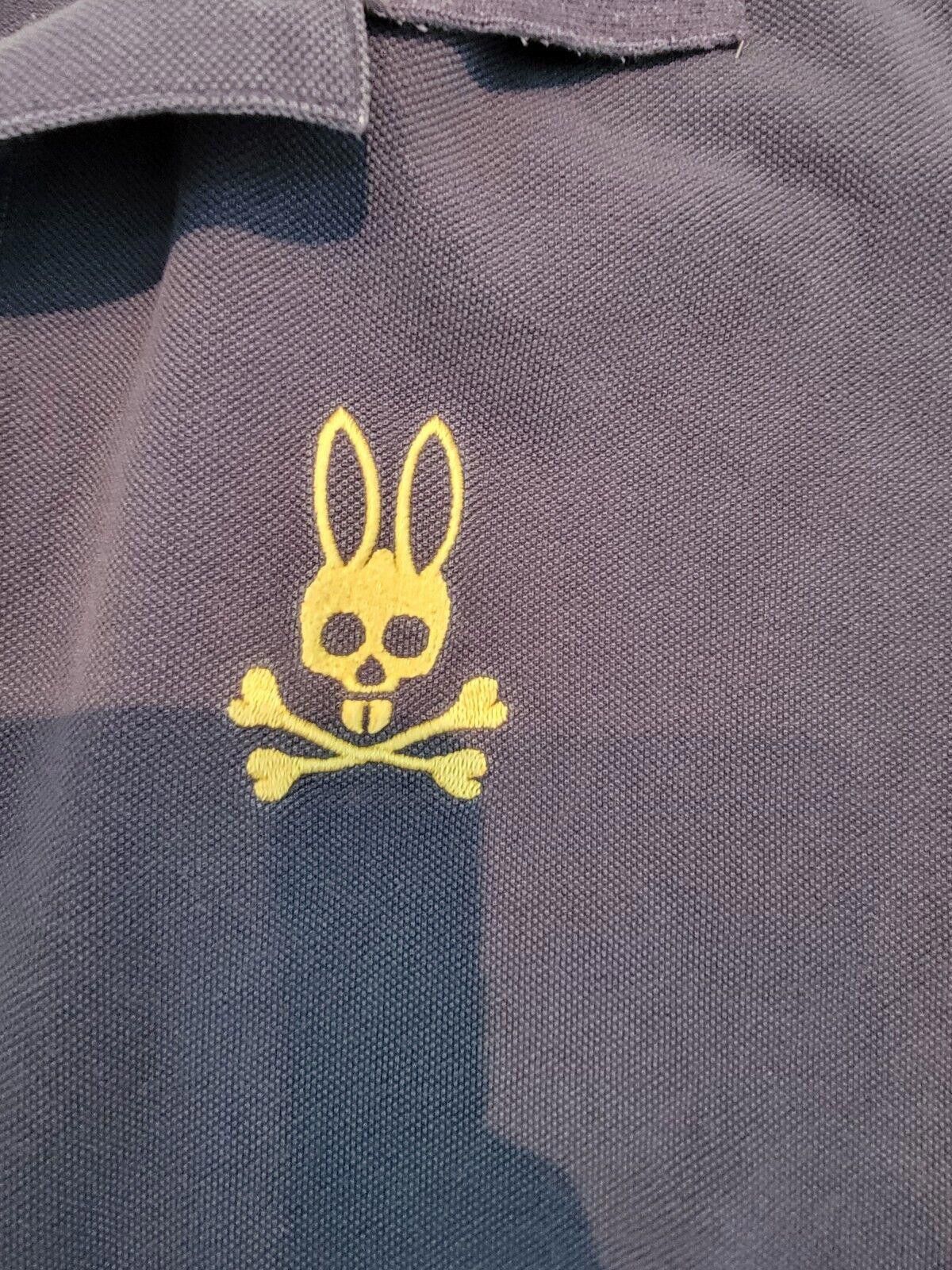 Psycho Bunny Psycho Bunny size 7 Golf Polo Shirt Dark Blue Size ONE SIZE - 6 Thumbnail