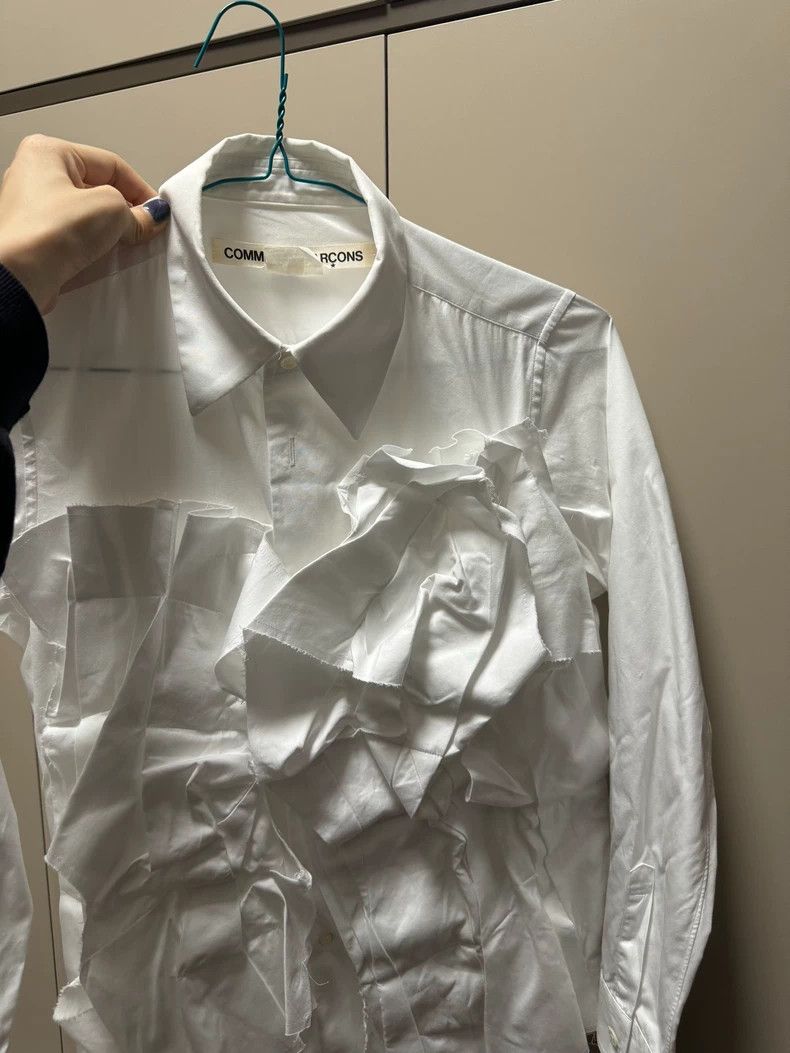 Comme des Garcons Comme Des Garcons White pleated shirt Size S / US 4 / IT 40 - 6 Thumbnail