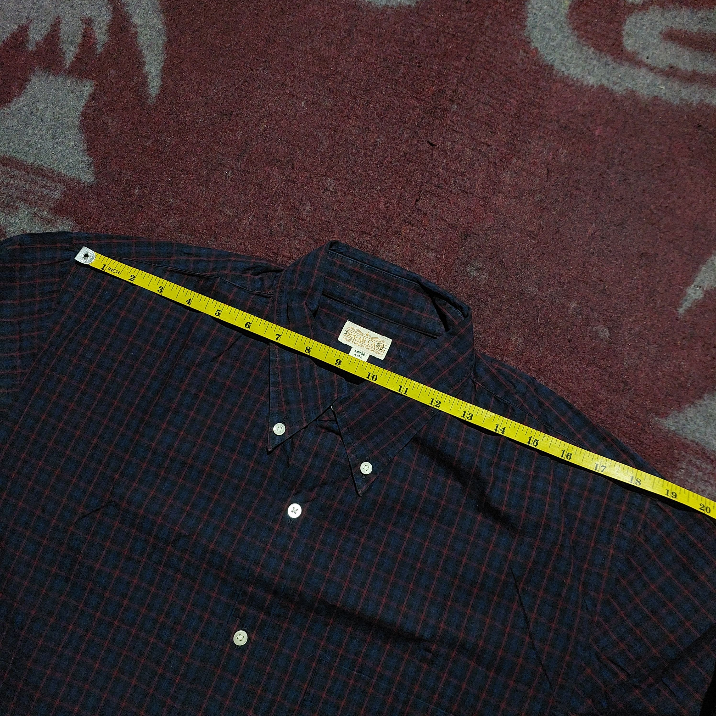 Sugar Cane Sugar Cane plaid L/s shirt Size US L / EU 52-54 / 3 - 8 Thumbnail