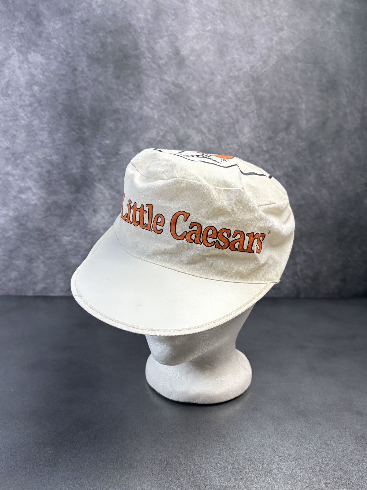Vintage Vintage Little Caesars Hat Vintage Painters Cap Pillbox 70s Size ONE SIZE - 10 Thumbnail