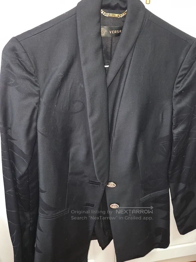 Versace Versace Black blazer Size 38S - 5 Thumbnail
