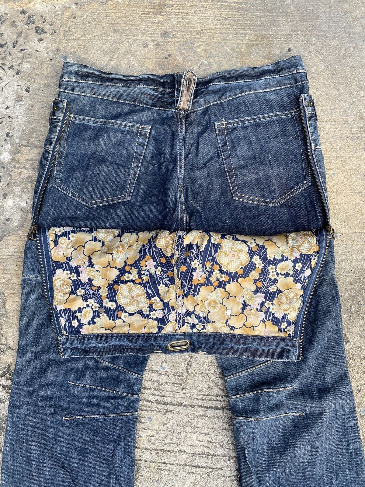 GOSTAR DE FUGA 🔥 PPFM POCKETS DOUBLE LAYER WAIST BUCKLE BACK Size US 34 / EU 50 - 18 Thumbnail