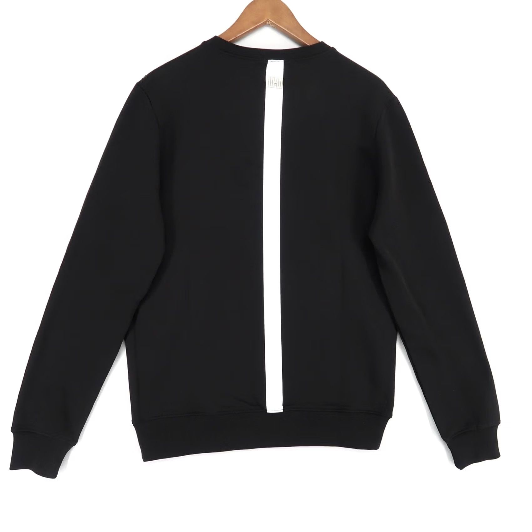 Les Hommes Les Hommes Urban Sweatshirt Mens M Black Rhinestone Stripe Cotton Sweatshirt Pullover Streetwear Designer Rocker 90s? Size US M / EU 48-50 / 2 - 2 Thumbnail