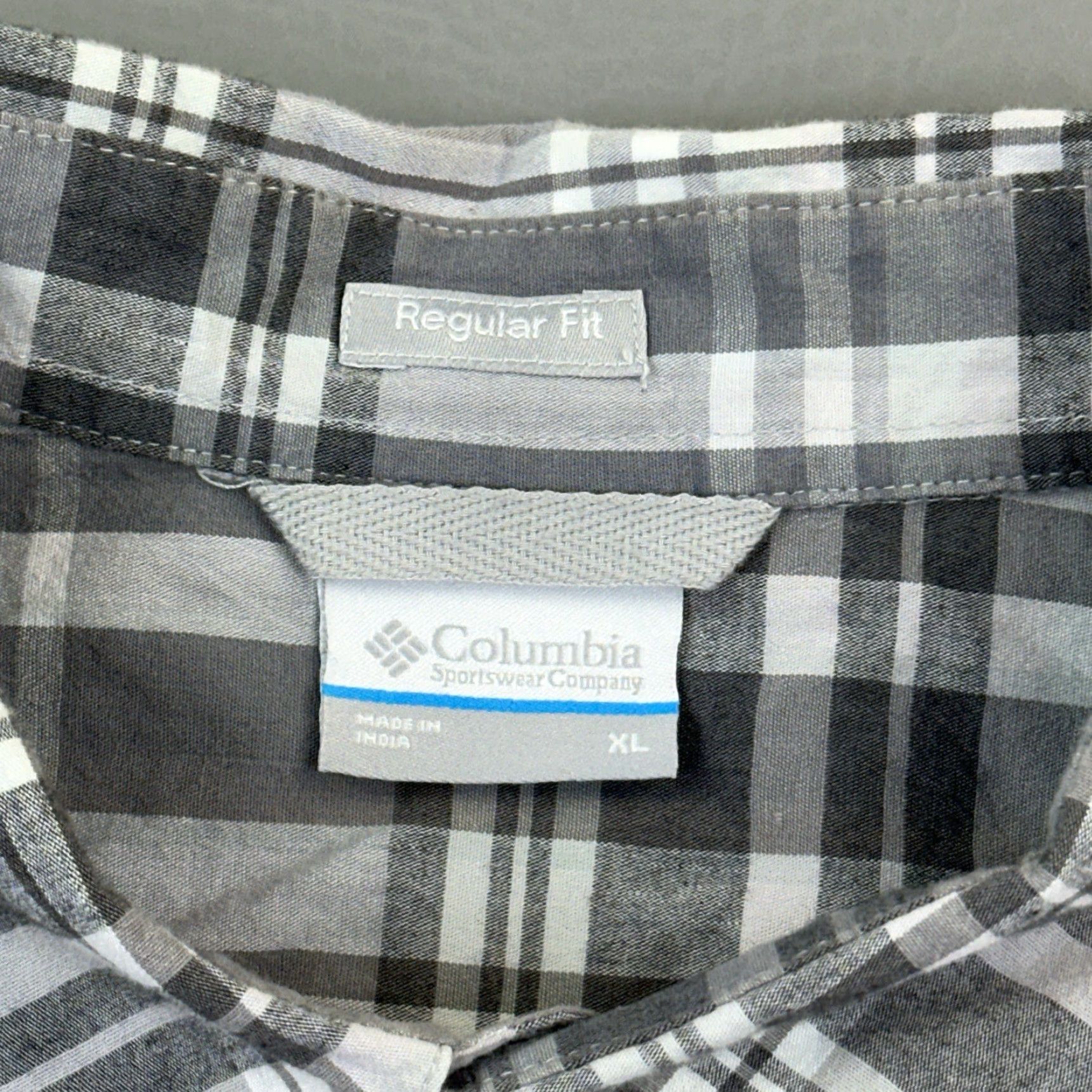 Vintage Columbia Shirt Mens XL Gray Plaid Short Sleeve Hiking Outdoor Rapid Rivers II Size US XL / EU 56 / 4 - 4 Thumbnail