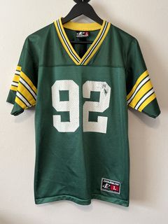 Vtg 90s NFL Green Bay Packers #92 Reggie White Starter Jersey Size 52 XL