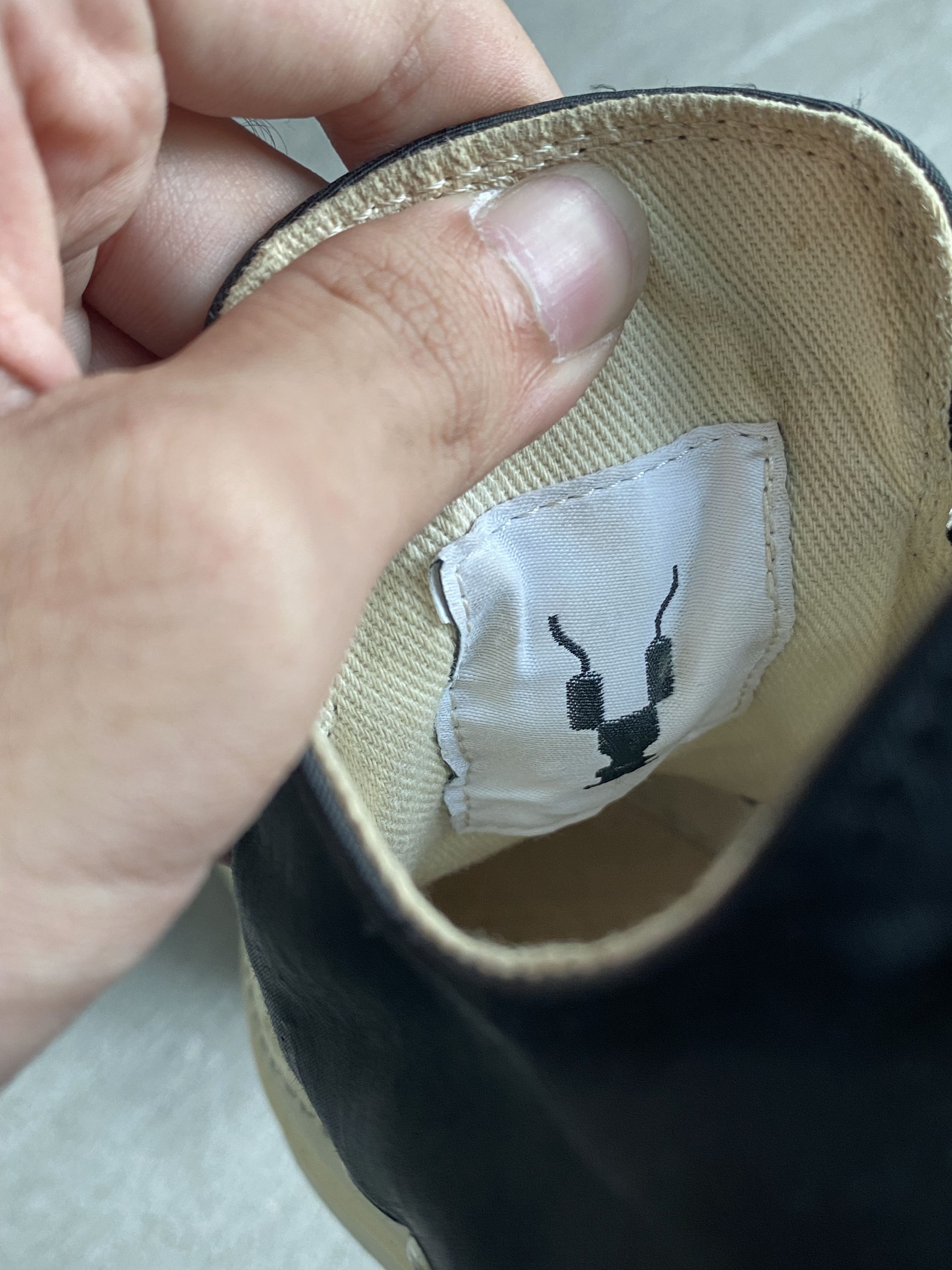 Rick Owens Drkshdw *Smallest size* Rick Owens DRKSHDW Low Ramones Black Canvas Size US 5 / IT 35 - 12 Thumbnail