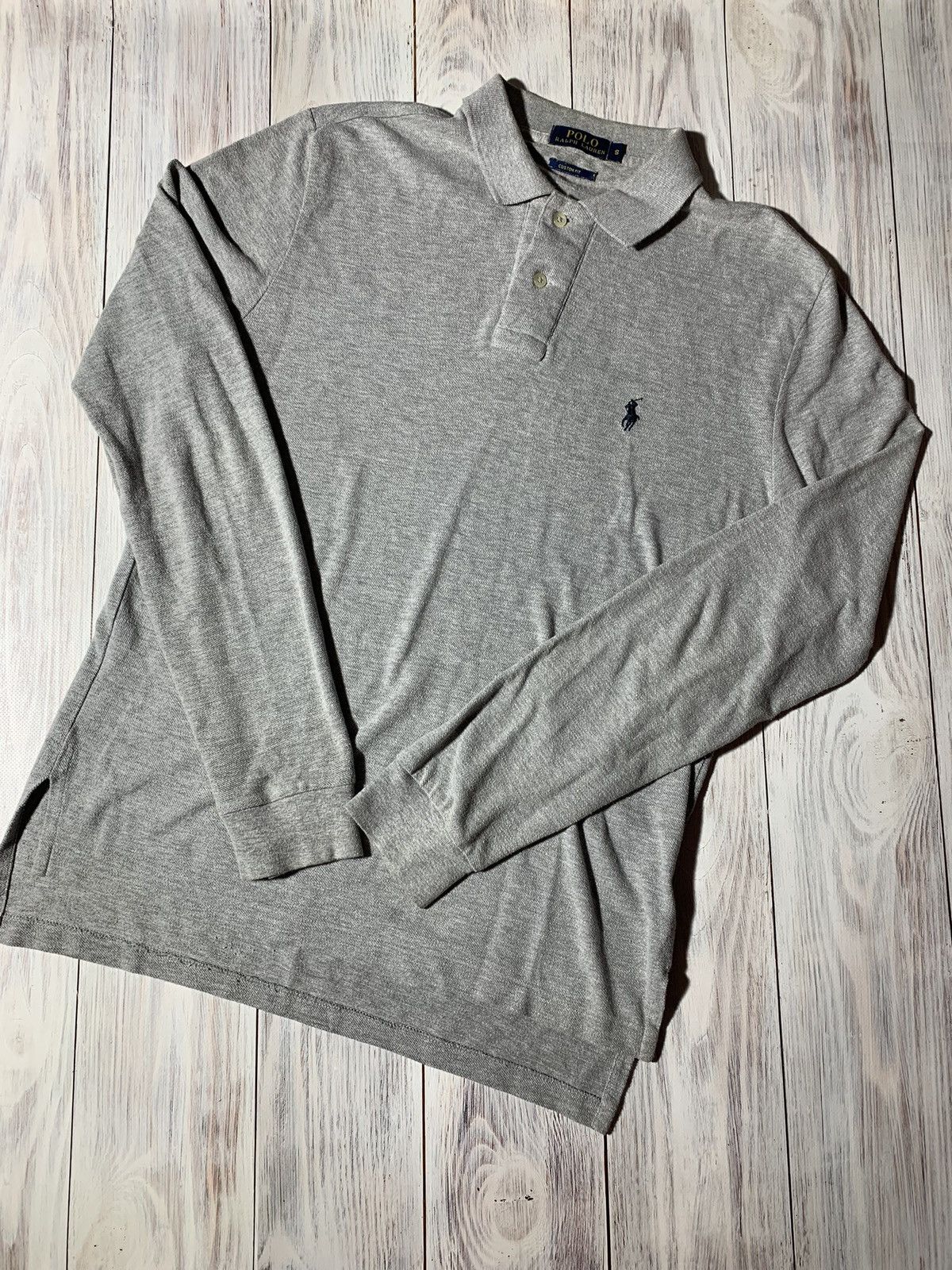 Polo Ralph Lauren × Ralph Lauren × Vintage Polo Ralph Lauren long sleeve rugby shirt Size US S / EU 44-46 / 1 - 1 Thumbnail