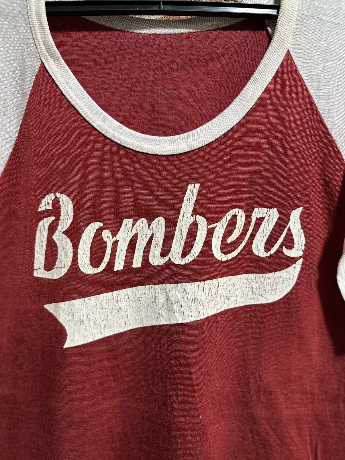 Sears Vintage Bombers Red&White Faded Tee Size US XL / EU 56 / 4 - 2 Thumbnail
