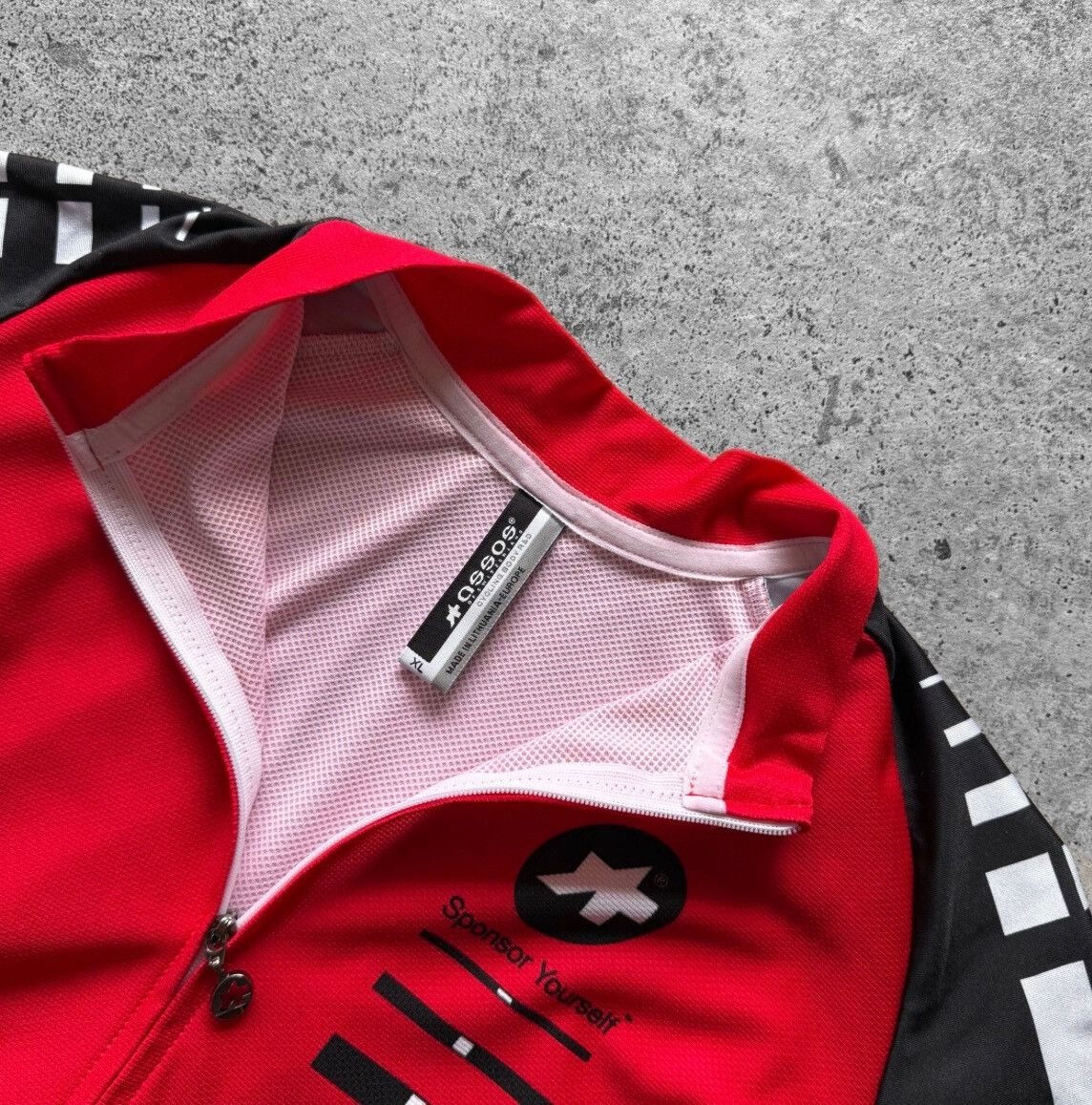 Other Assos Switzerland Womens Cycling Jersey Red Black Full Zip Size XL / US 12-14 / IT 48-50 - 8 Thumbnail