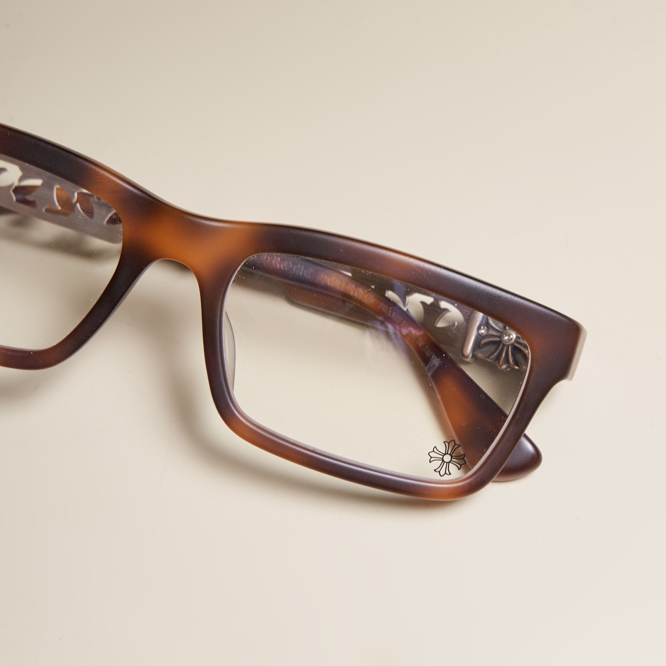 Chrome Hearts CHROME HEARTS PENETRANUS III Matte Butterscotch Tortoise Size ONE SIZE - 4 Thumbnail