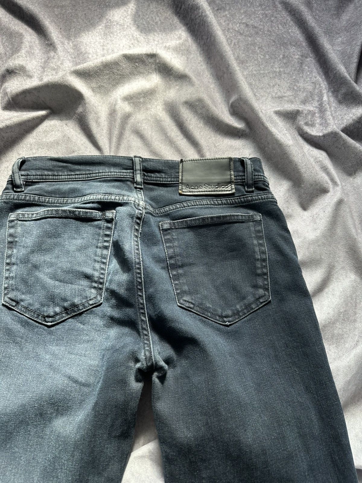 Acne Studios Acne Studios North Blue Black Slim Jeans Size US 29 - 3 Thumbnail