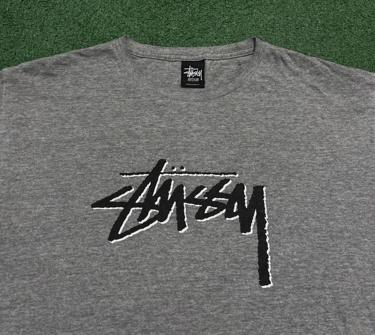Stussy × Vintage Stussy Tee Vintage Grey Made in Mexico Size US M / EU 48-50 / 2 - 2 Thumbnail