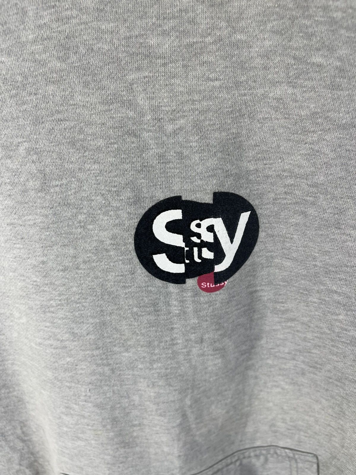 Stussy Vintage 90's Stussy GM Hoodie Grey Size US L / EU 52-54 / 3 - 4 Thumbnail