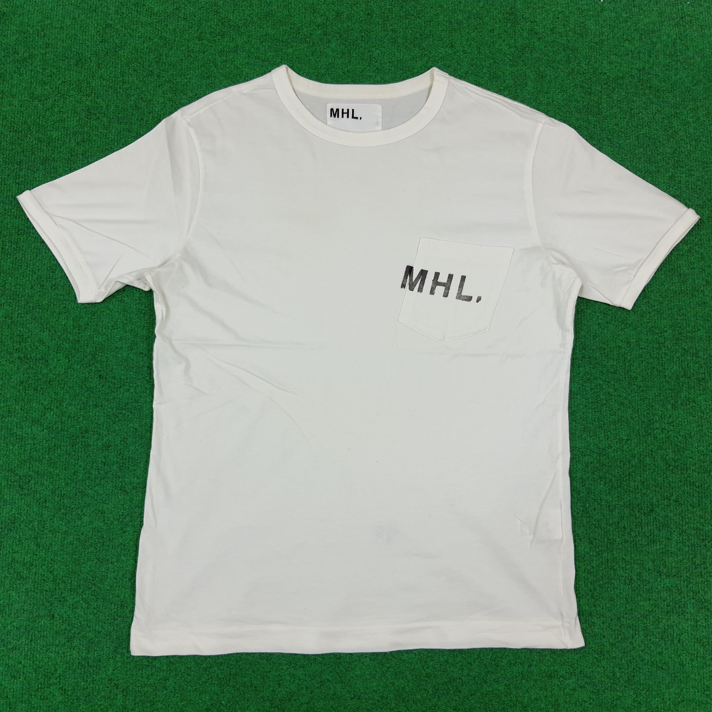 Margaret Howell × Vintage Vintage Margaret Howell MHL Pocket Tee Tshirt Size US M / EU 48-50 / 2 - 1 Thumbnail