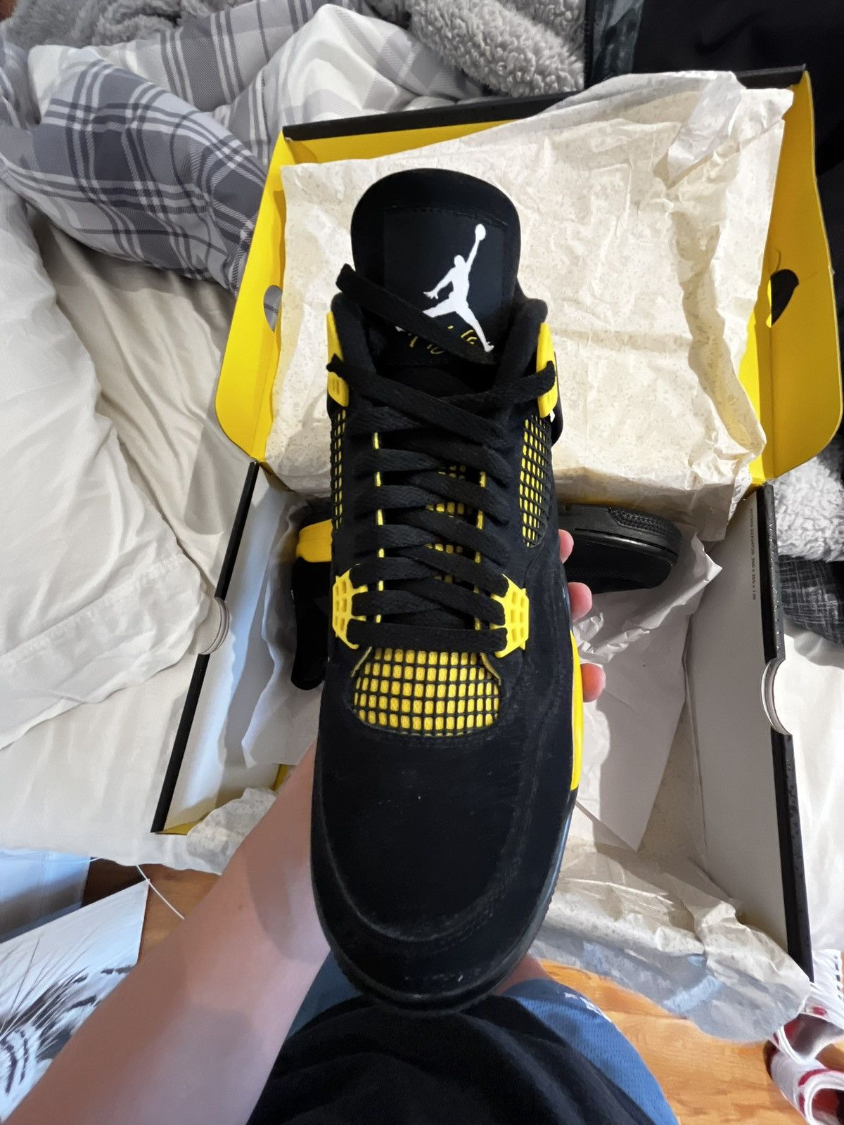 Jordan Brand Jordan 4 thunder Size US 12.5 / EU 45-46 - 16 Thumbnail
