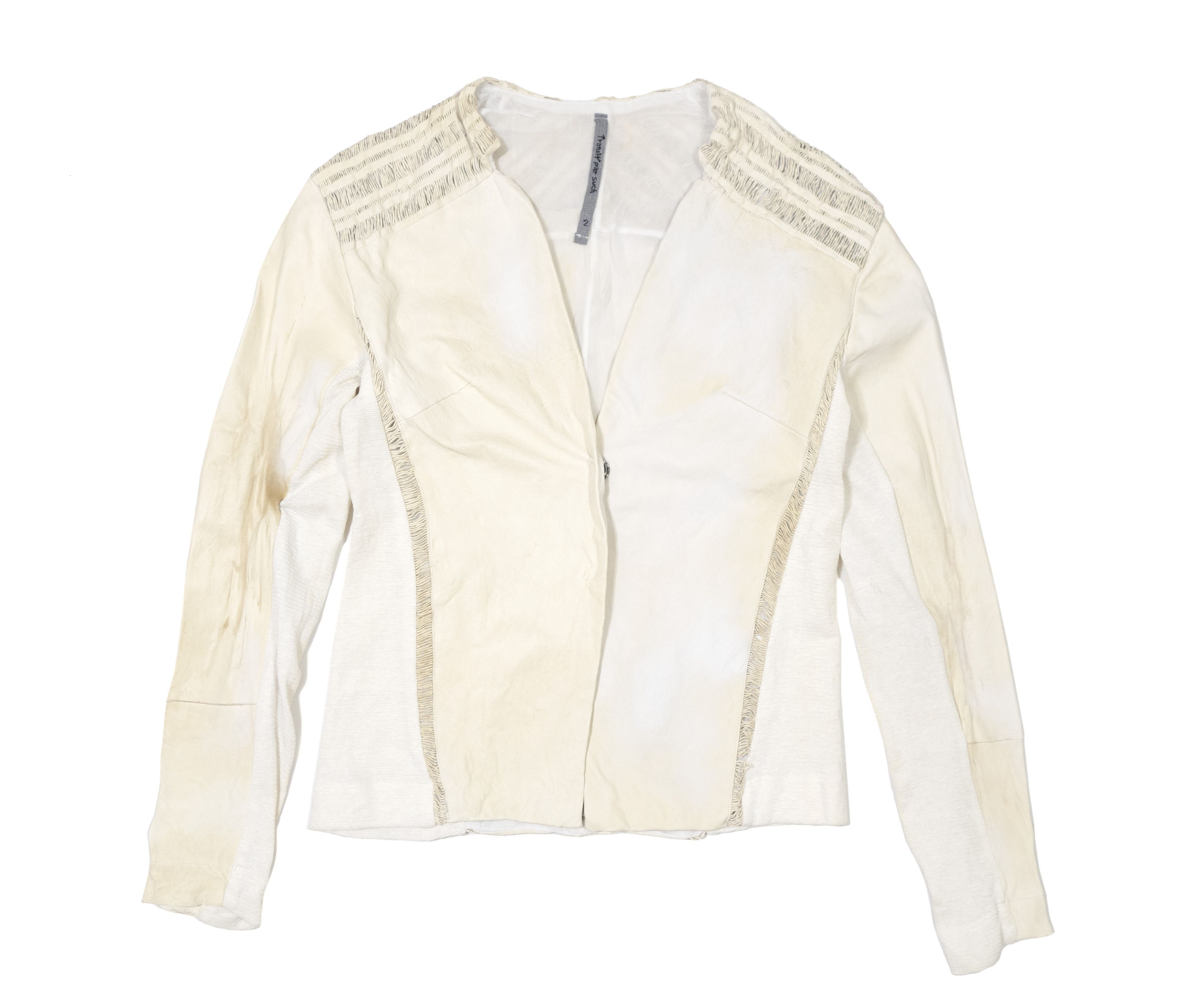 Transit Lambskin Leather Hybrid Jacket Size M / US 6-8 / IT 42-44 - 1 Thumbnail