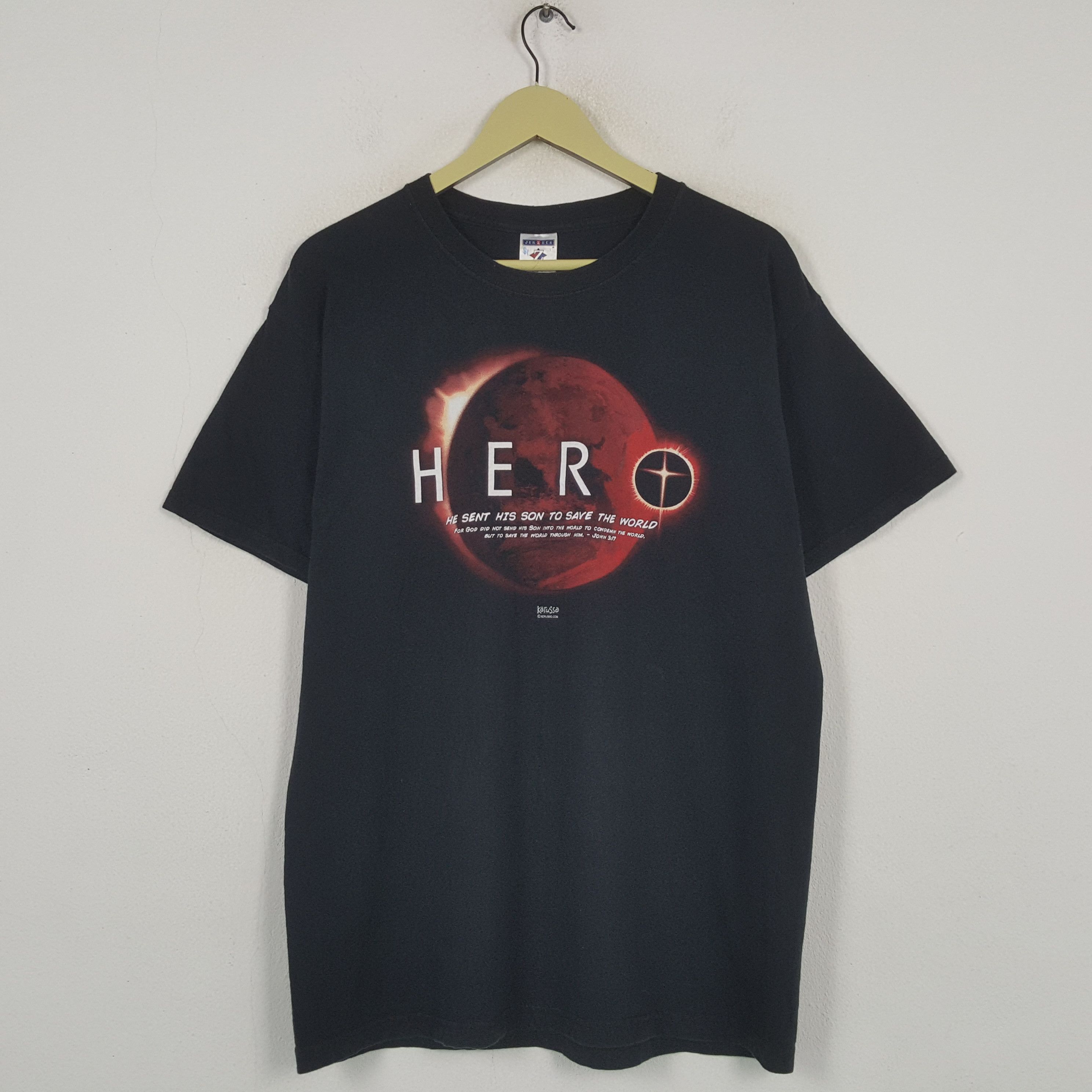 Designer × Vintage Vintage Hero Movie T-shirt Size US L / EU 52-54 / 3 - 1 Thumbnail
