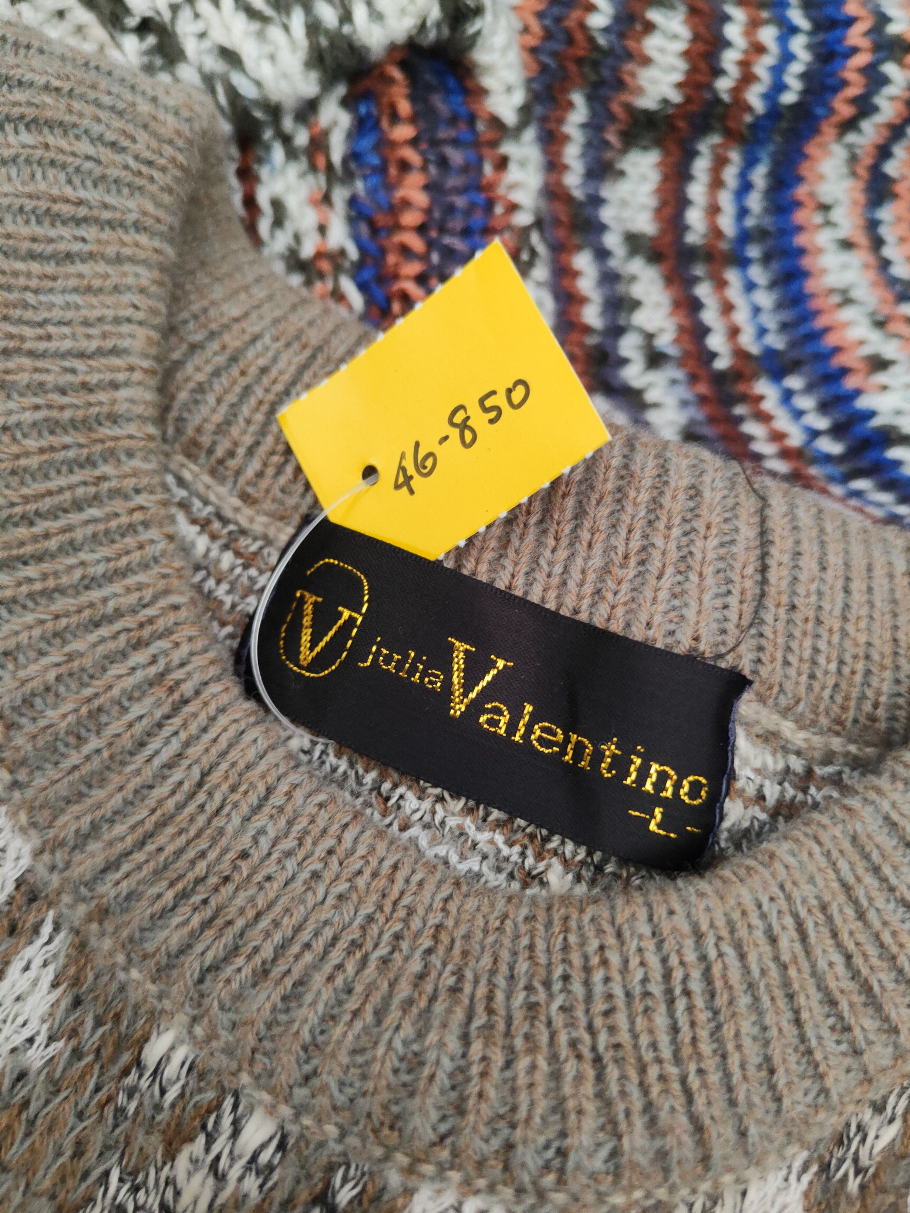Japanese Brand DL Julia Valentino Gray Knitwear Sweatshirt #46-850 Size US M / EU 48-50 / 2 - 11 Thumbnail