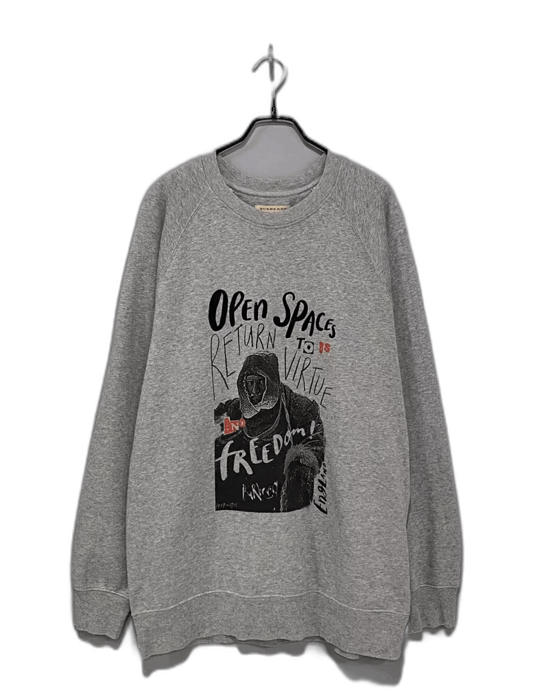 Burberry Burberry Graphic Sweatshirt with Unique Design Size US XL / EU 56 / 4 - 1 Thumbnail
