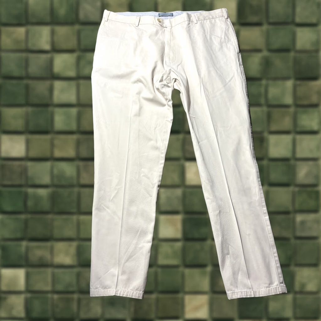 Peter Millar Peter Millar Chino Pants Mens 40x32 Khaki Washed Straight Raleigh Twill MC00B84 Size US 40 / EU 56 - 1 Thumbnail
