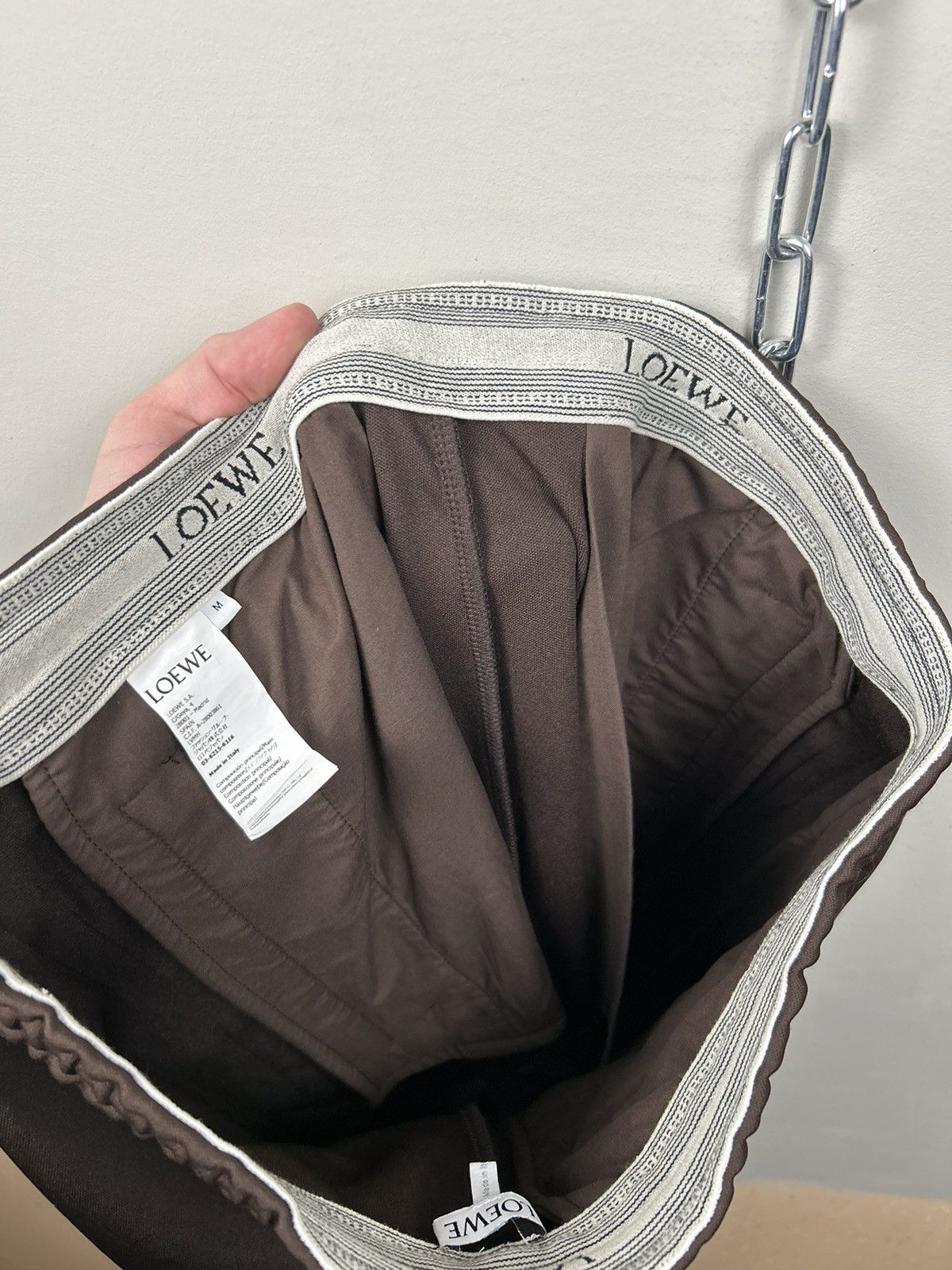 Loewe Loewe Anagram Jogginghose Aus Jersey Mit Stickerei Size M Size 32" / US 10 / IT 46 - 19 Thumbnail