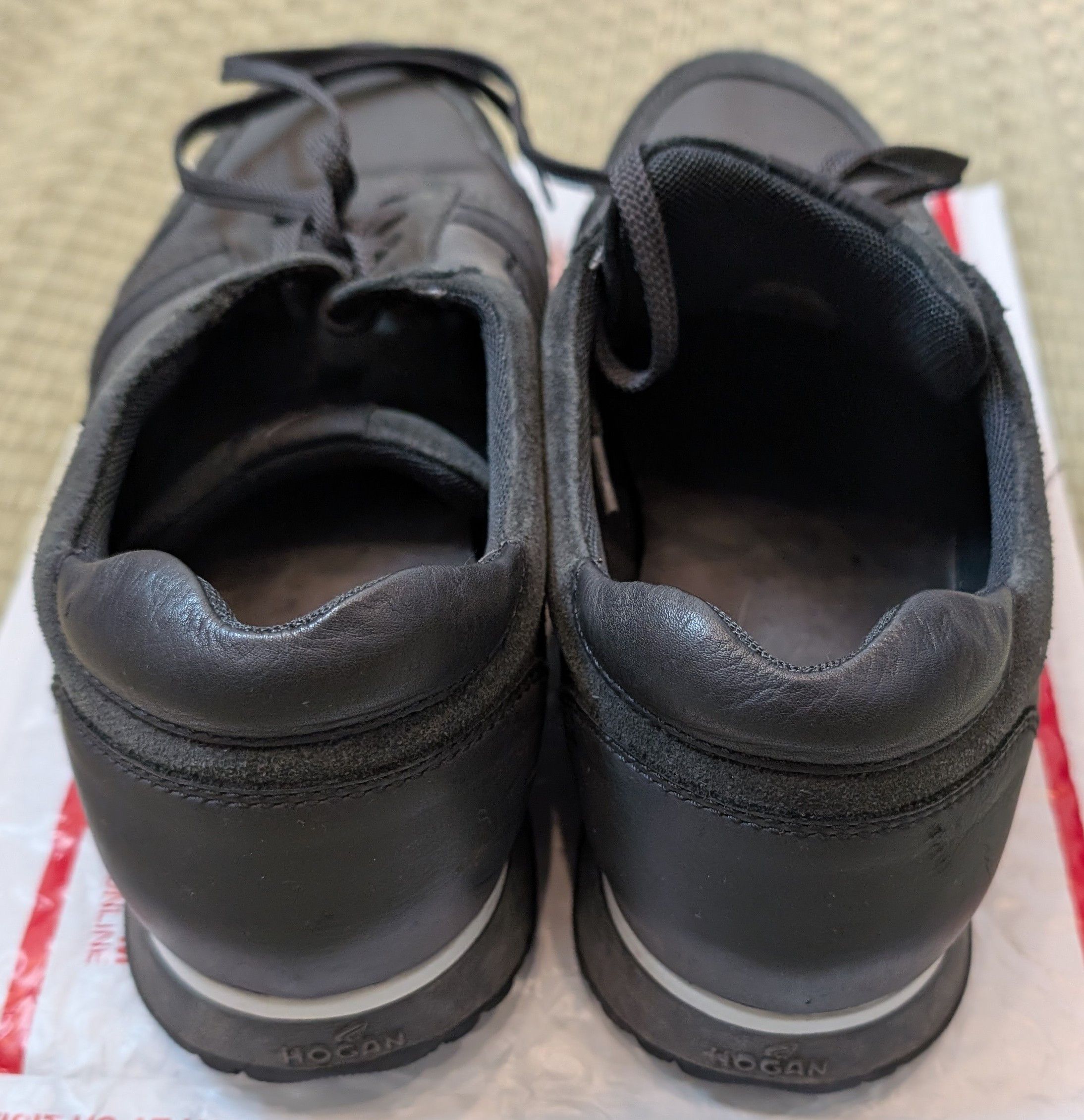Hogan Hogan H198 Low Top Sneakers Leather Men's Size 9.5 (US 11) Size US 11 / EU 44 - 5 Thumbnail