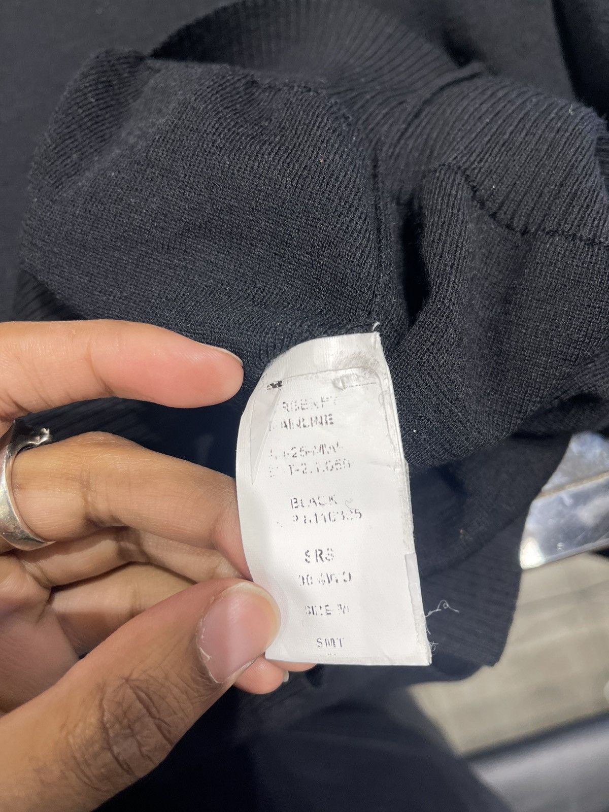 Burberry Burberry Check Trim Wool Sweater *Sample* Size US M / EU 48-50 / 2 - 4 Thumbnail