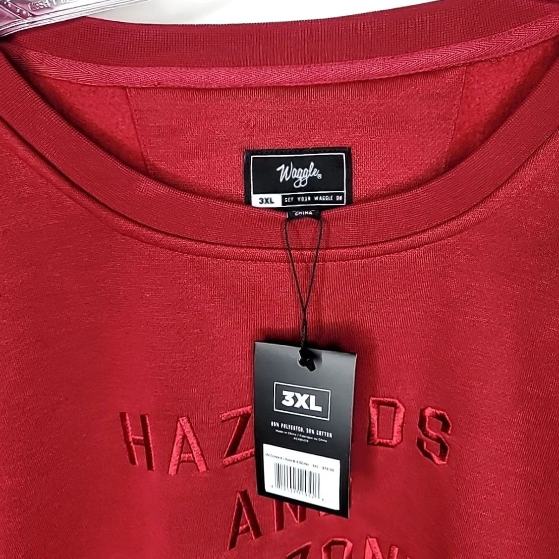 Vintage Waggle Red Hazards & Drop Zones Golfing Crew Sweatshirt Size US XXL / EU 58 / 5 - 4 Thumbnail