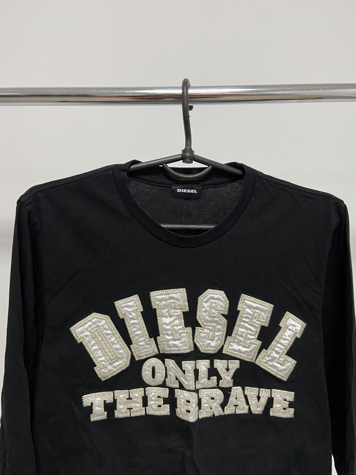 Diesel Diesel Vintage Longsleeve Big Logo Only The Brave Y2K Size US M / EU 48-50 / 2 - 2 Thumbnail