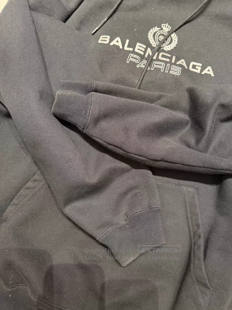 Balenciaga Balenciaga Black Hoodie Size US M / EU 48-50 / 2 - 4 Thumbnail