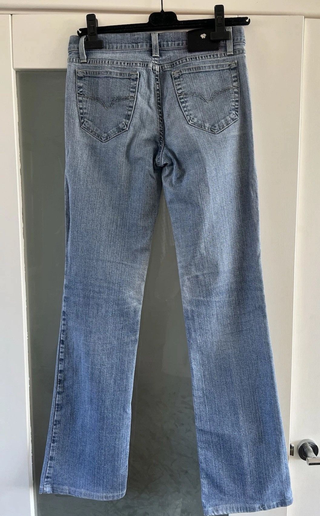 Versace Jeans Couture 90s Versace jeans couture boot cut mid waisted jeans Size 27" / US 4 / IT 40 - 2 Thumbnail