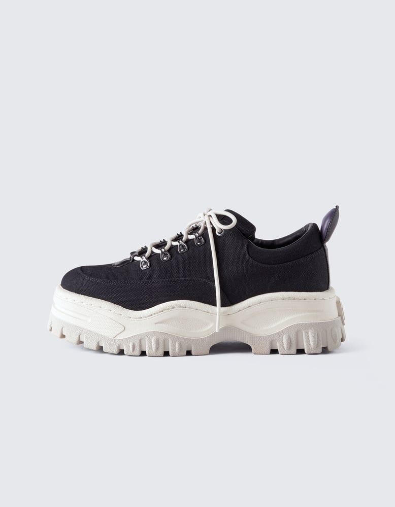 Eytys Eytys Angel Canvas Black Sneakers Size US 8 / IT 38 - 1 Thumbnail