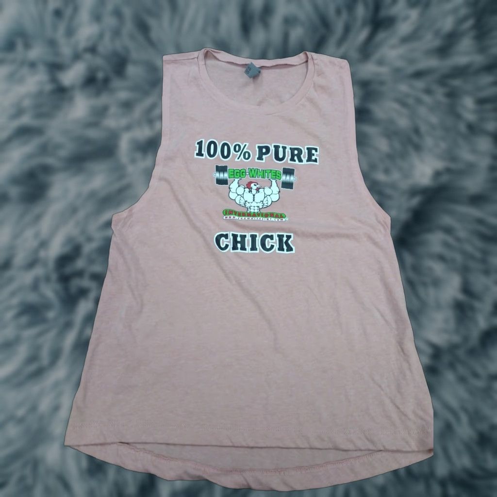 Next Level Next Level Tank Woman M 32" Chest 100% Pure Chick Pink Gym Top Size M / US 6-8 / IT 42-44 - 1 Thumbnail
