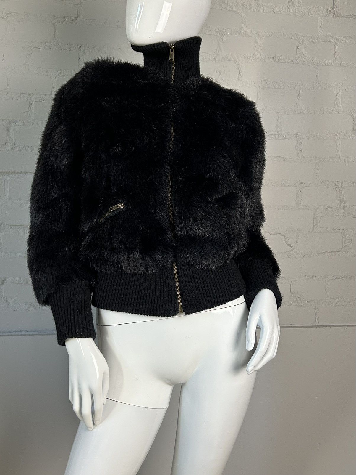 Vintage Insane vintage faux fur jacket Size S / US 4 / IT 40 - 2 Thumbnail