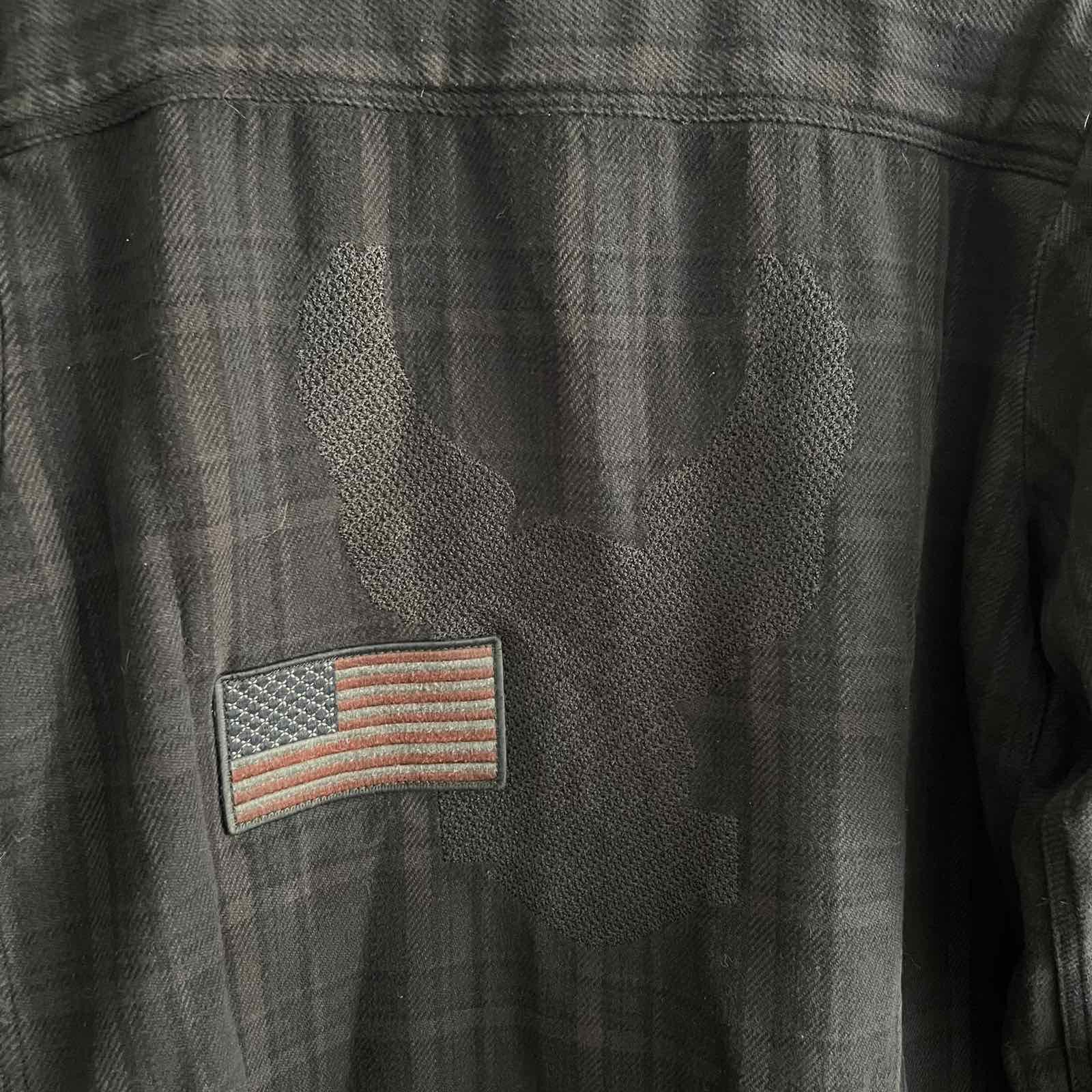 Harley Davidson × Vintage Vintage Harley Davidson Button Up Shirt Flannel Sz L-XL Size US XL / EU 56 / 4 - 6 Thumbnail
