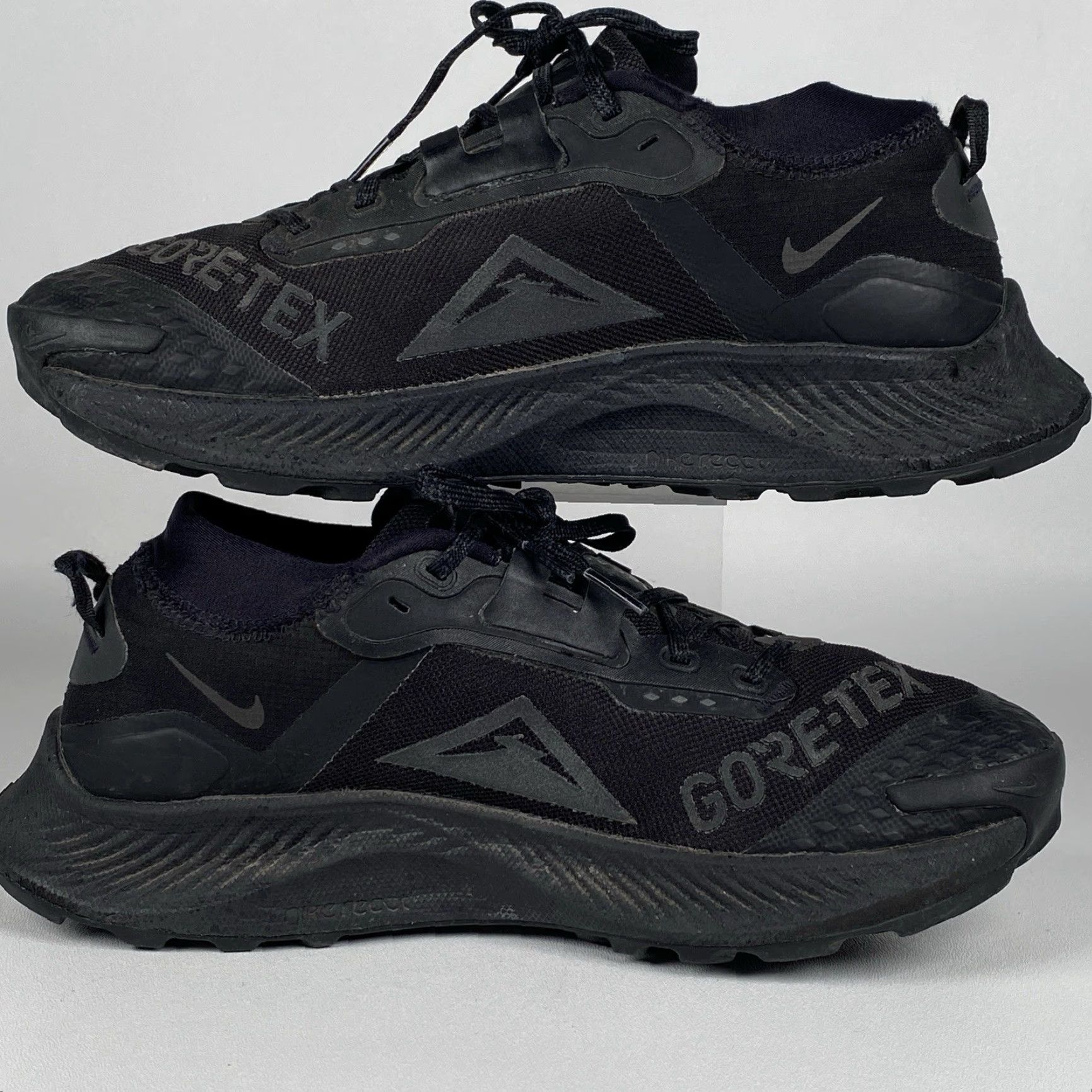 Nike Nike Pegasus Trail 3 Gore-Tex Men Running Sneaker 8.5 Black Dark Smoke Grey DC8793-001 Size US 9 / EU 42 - 4 Thumbnail