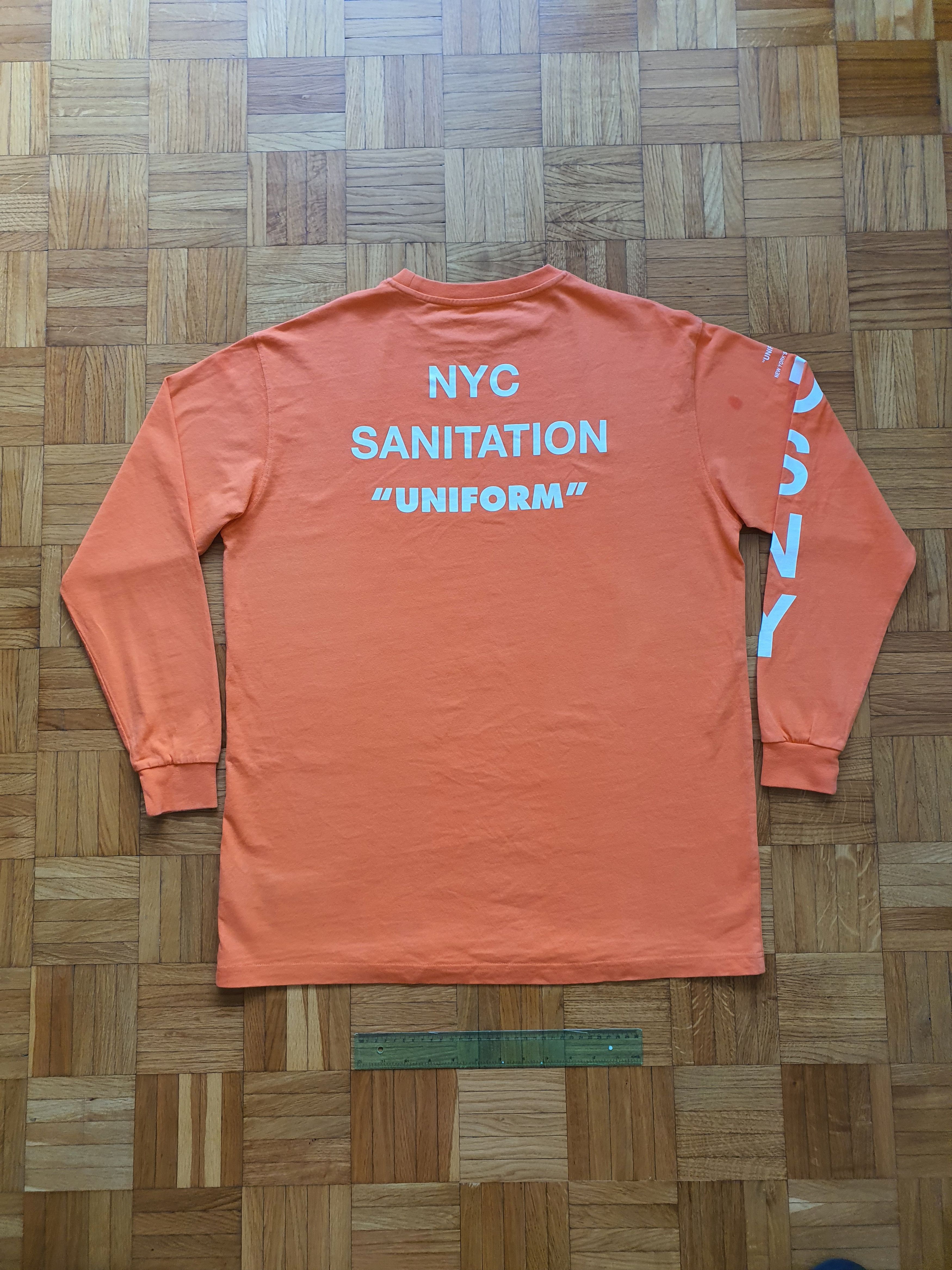 Heron Preston ''DSNY Uniform'' Long Sleeve T-Shirt Size US S / EU 44-46 / 1 - 2 Thumbnail