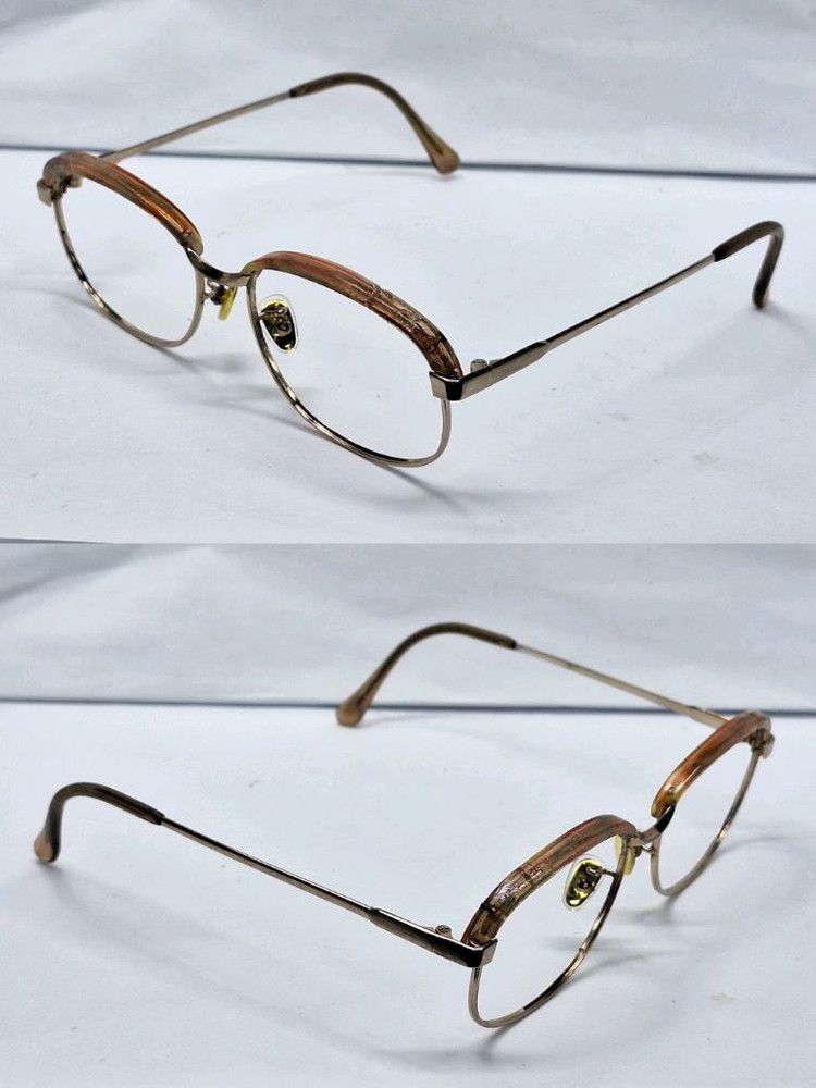 Other VINTAGE 1980s Japanese House Brand Browline Glasses 50mm Size ONE SIZE - 2 Thumbnail