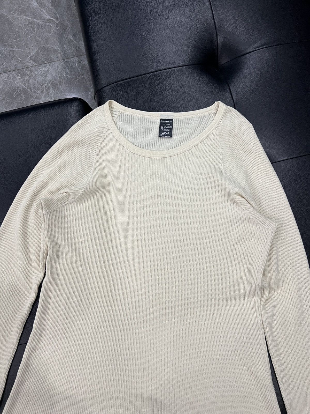 Number (N)ine Number (N)ine by N(n) Waffle Knit Long Sleeve Top Size US L / EU 52-54 / 3 - 3 Thumbnail