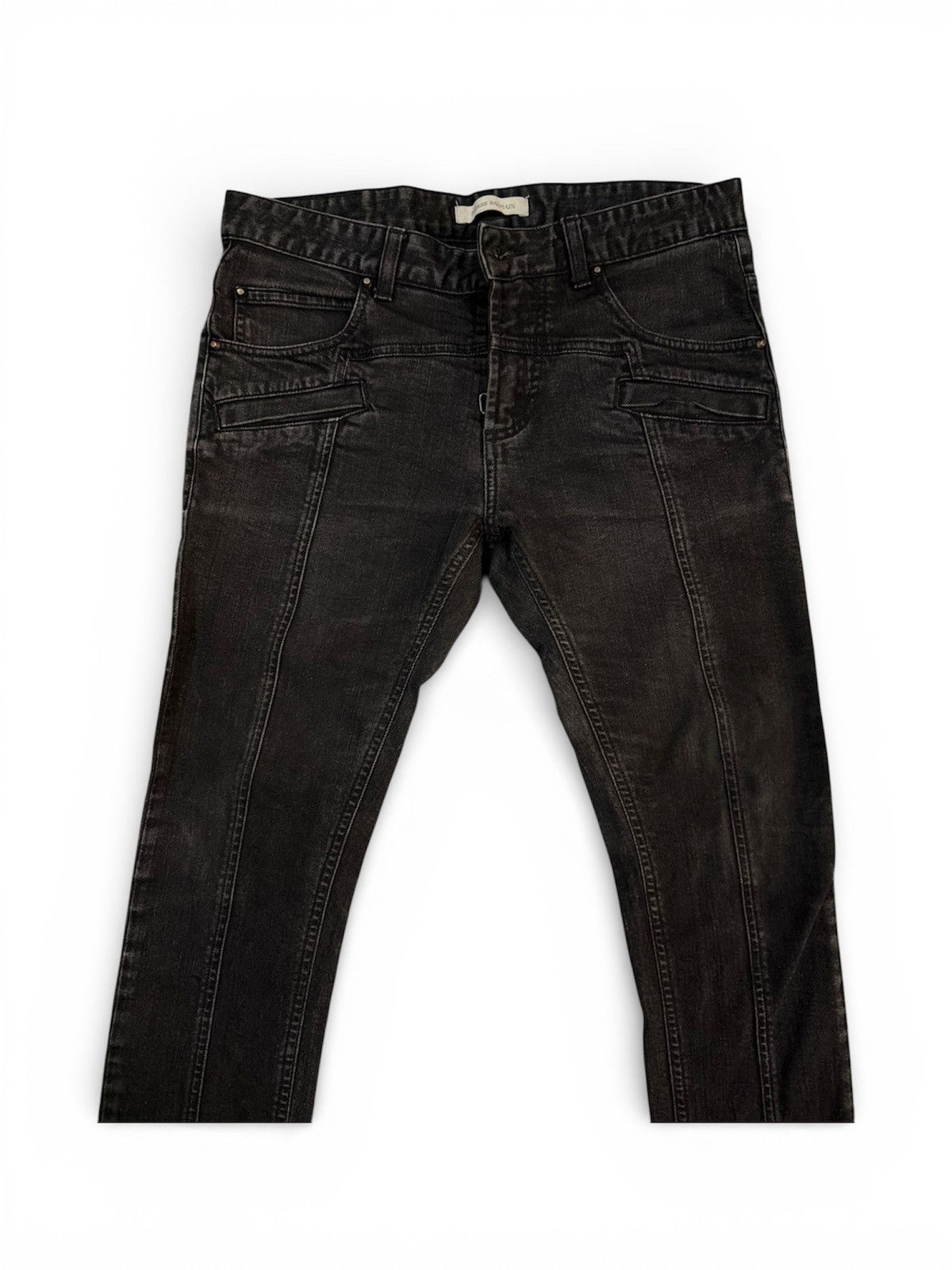 Balmain Balmain Slim-Fit Biker Jeans Size US 30 / EU 46 - 3 Thumbnail