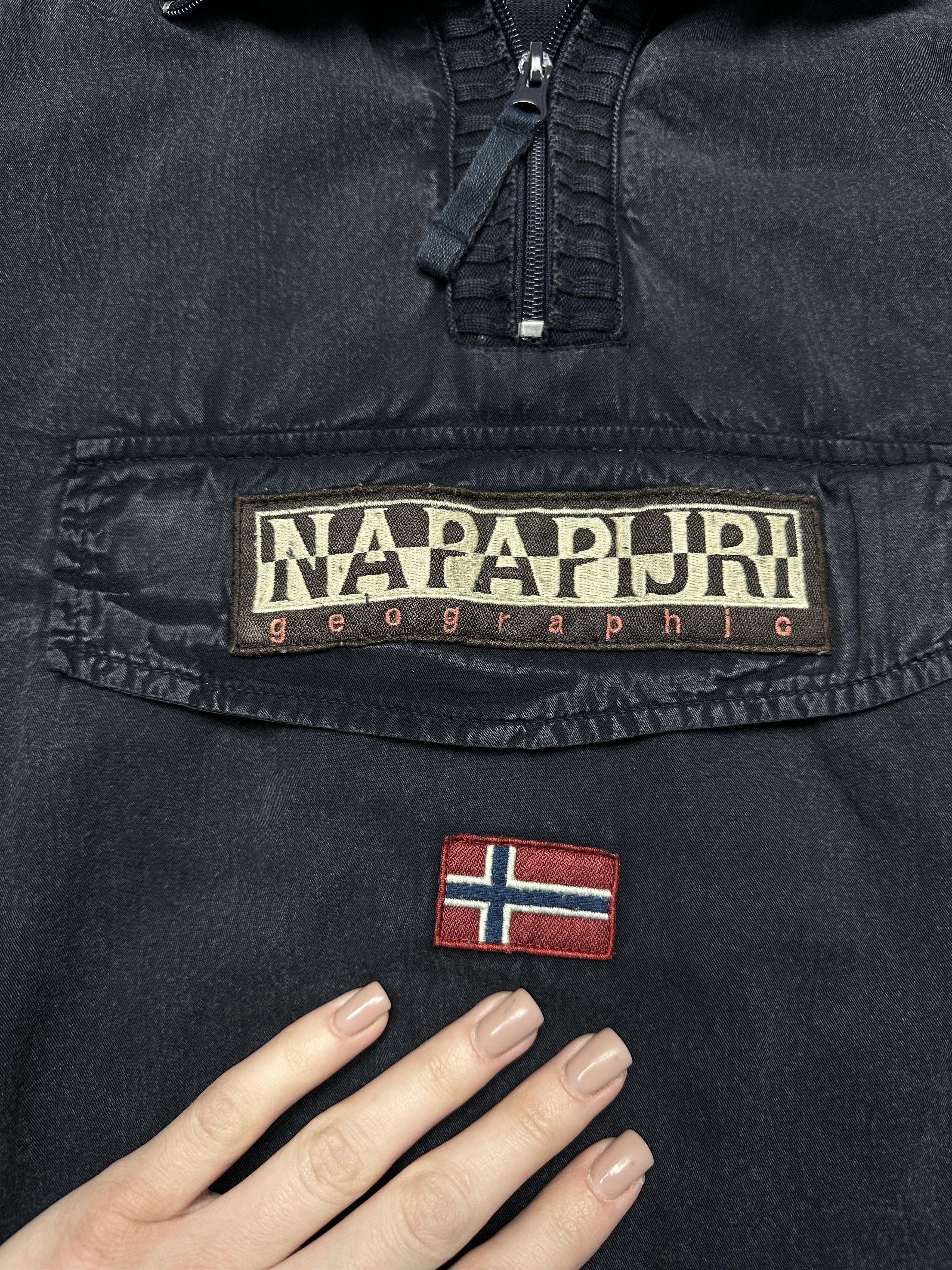 Napapijri Napapijri Vintage Mens 1\4 Zip Hoodie Size US M / EU 48-50 / 2 - 3 Thumbnail